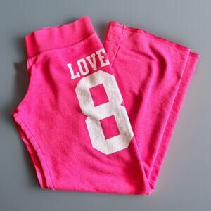 Victoria Secret Pink Fleece Wide Leg Sweatpant Medium Y2K Medium VS Pink